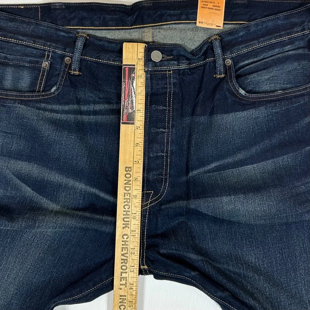 Levis 501 Original Fit Jeans Dark Wash Indigo 100% Cotton 40x30 005011883